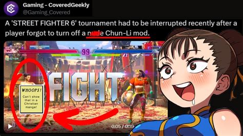 street fighter 6 chun li incident|An accident occurred in which Chun